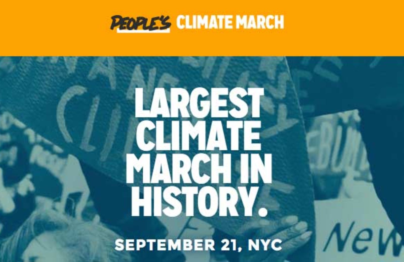 People’s Climate March, un milione di persone scende in piazza