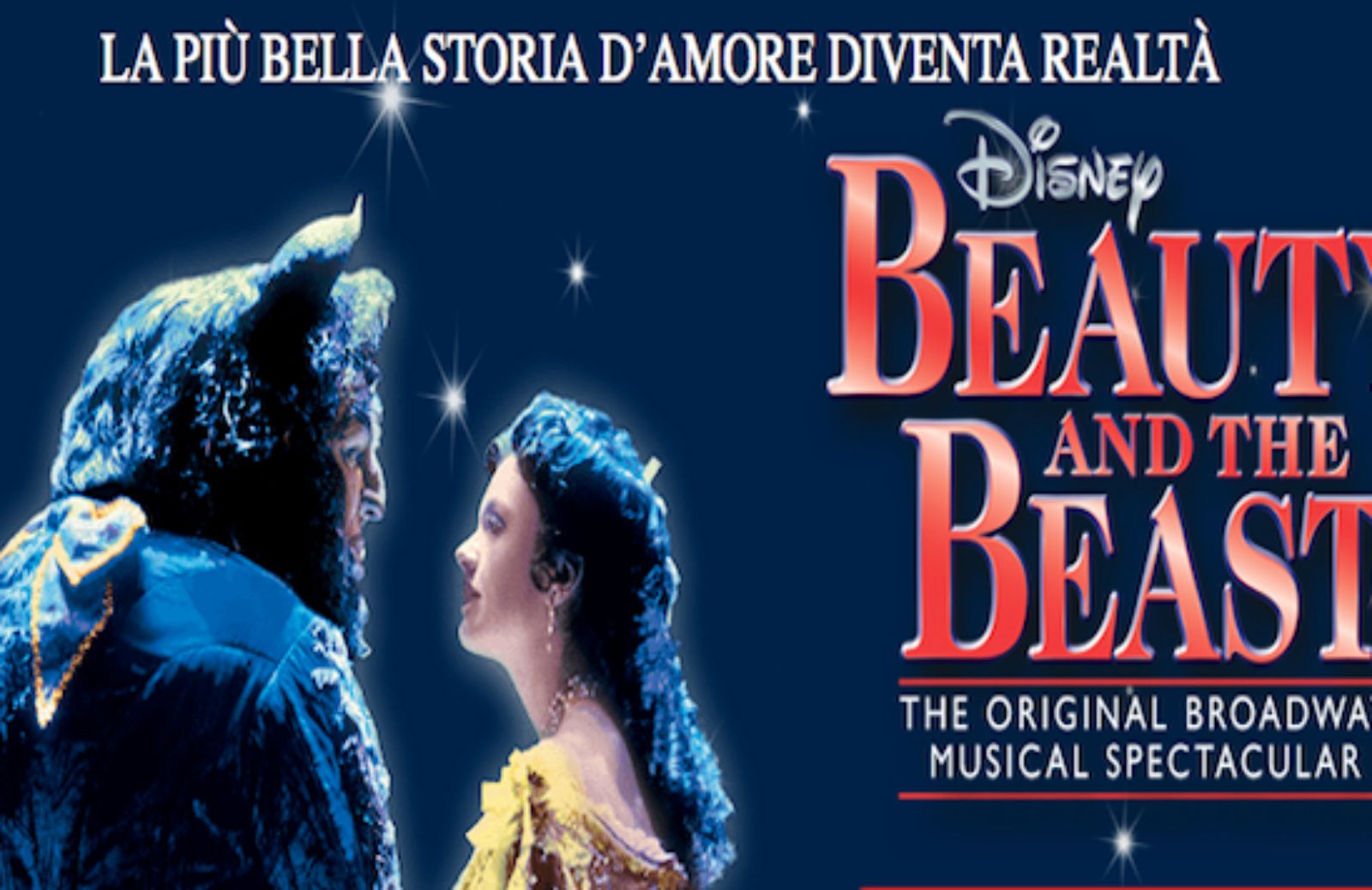 La Bella e la Bestia Disney arriva a teatro in Italia