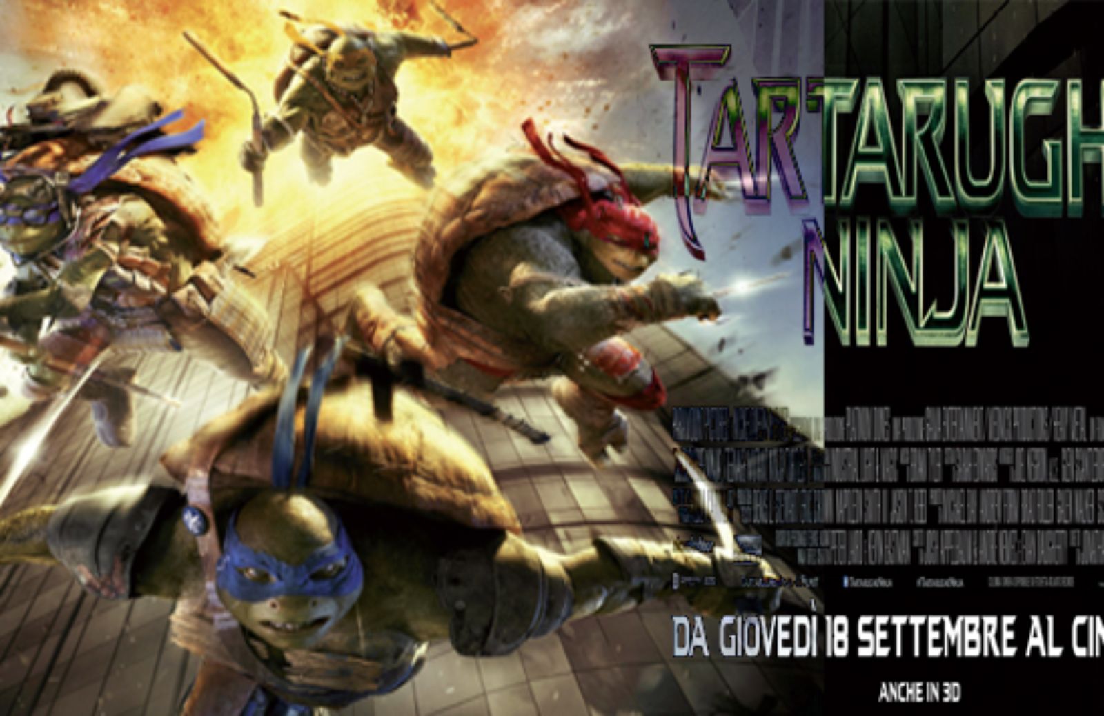 Le tartarughe Ninja, il ritorno al cinema