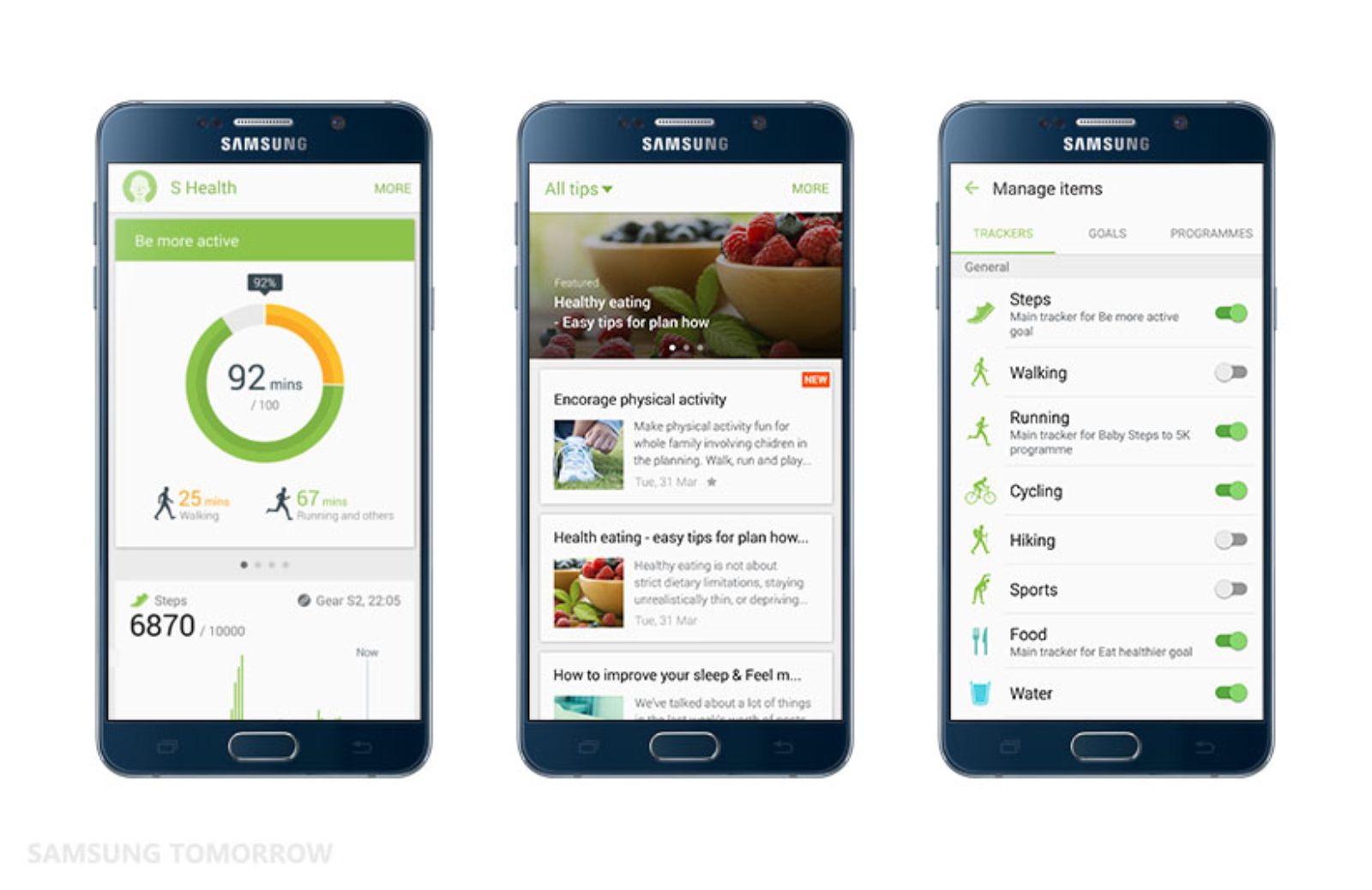 S Health: tutte le funzionalità dell'app di Samsung dedicata alla salute