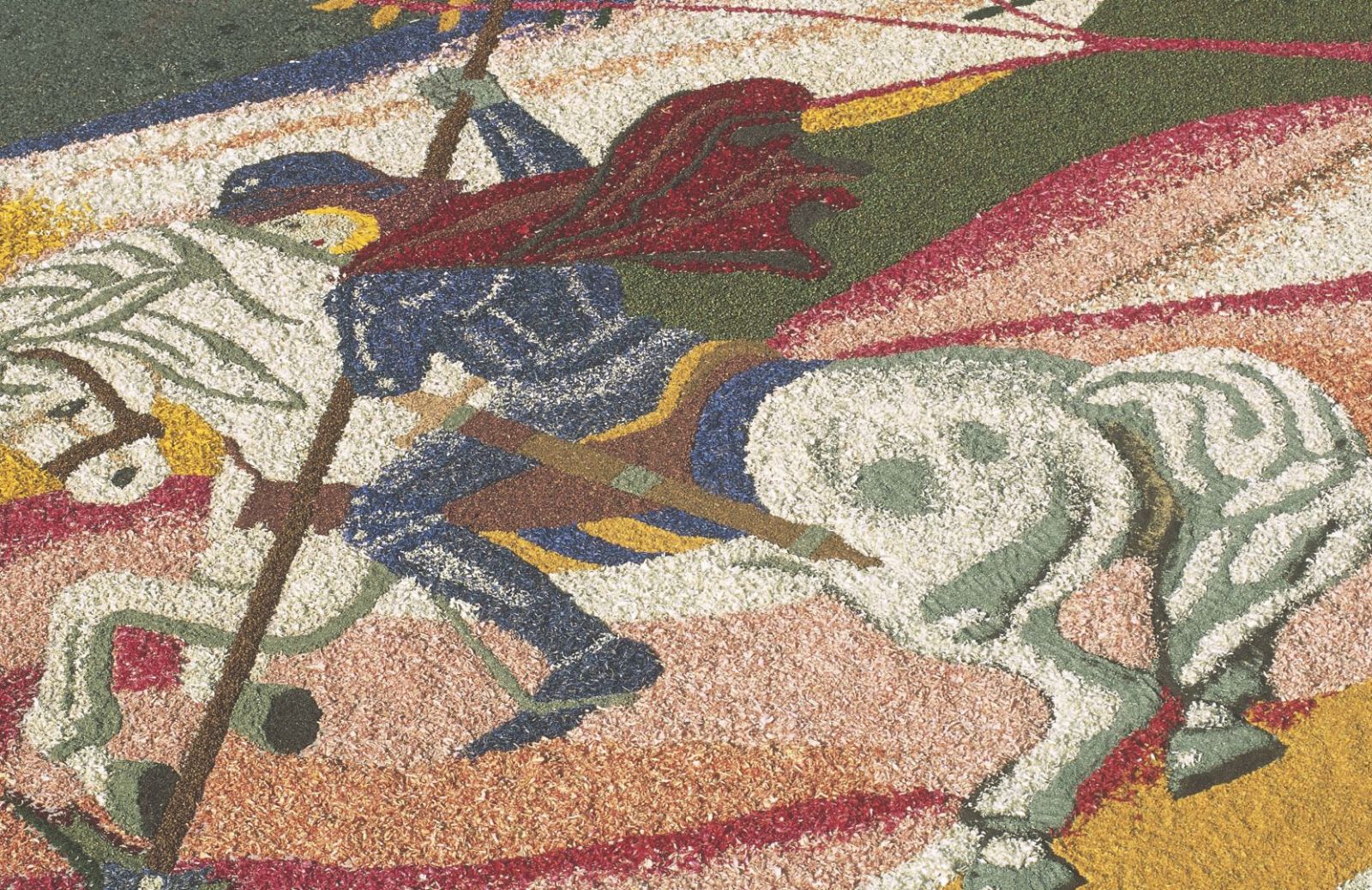 Il tappeto più grande del mondo si ammira a Genzano, per l’Infiorata!