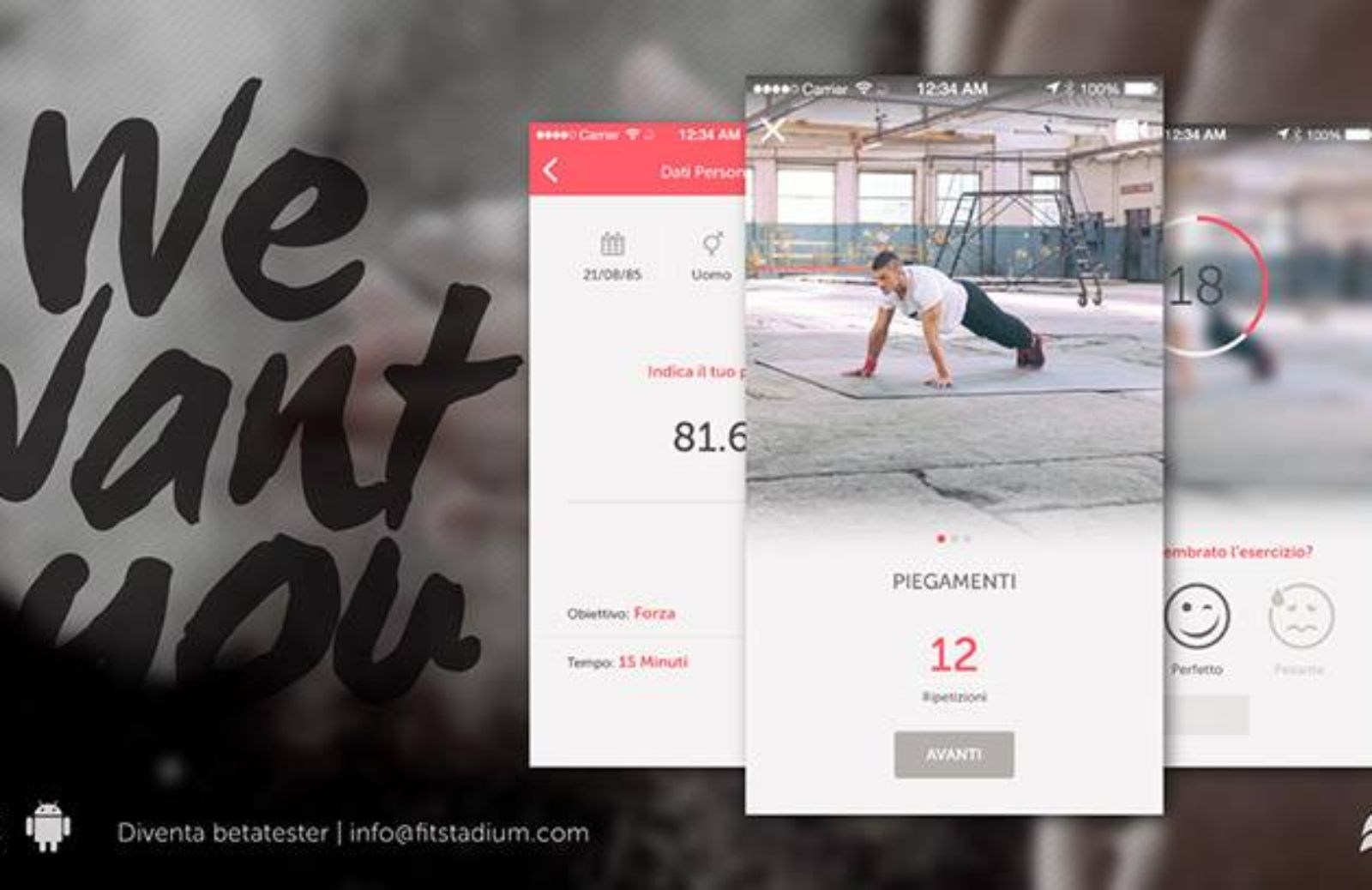 Fitstadium: workout personalizzato con la nuova fitness-app!