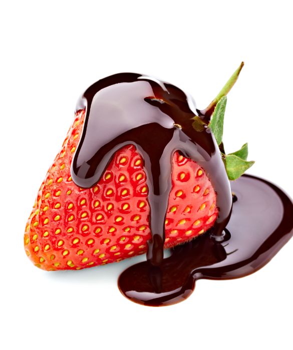 <p>Fragole con cioccolato: è il modo migliore per concludere la serata di San Valentino!</p>
