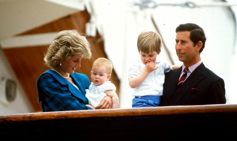 Lady Diana, carlo e figli