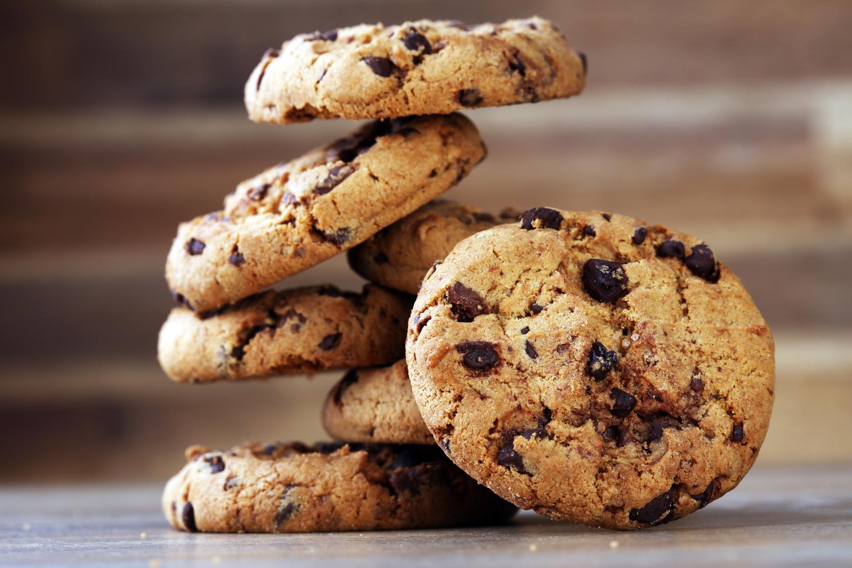 Biscotti senza glutine con gocce di cioccolato - Mammachechef