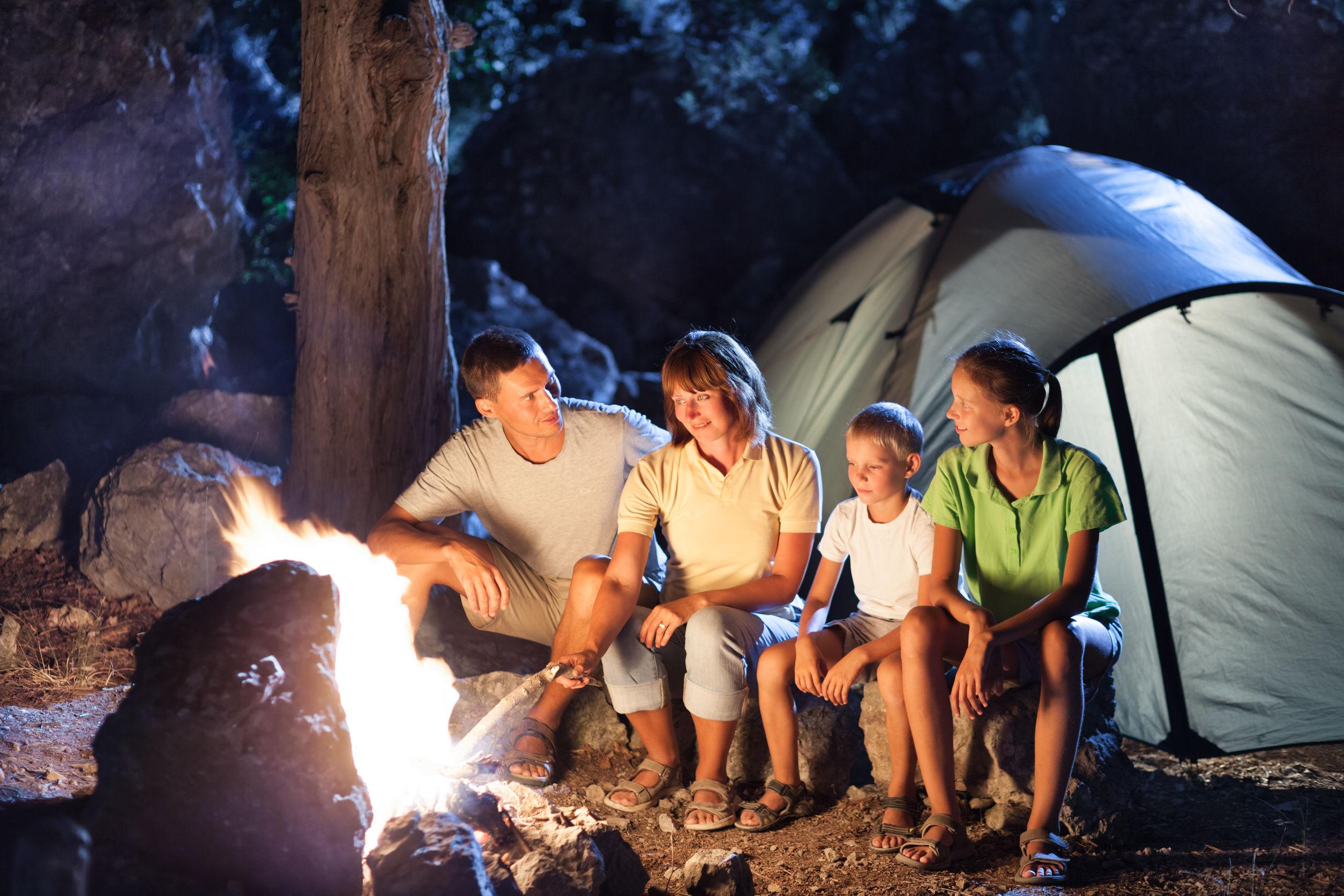 Camping together