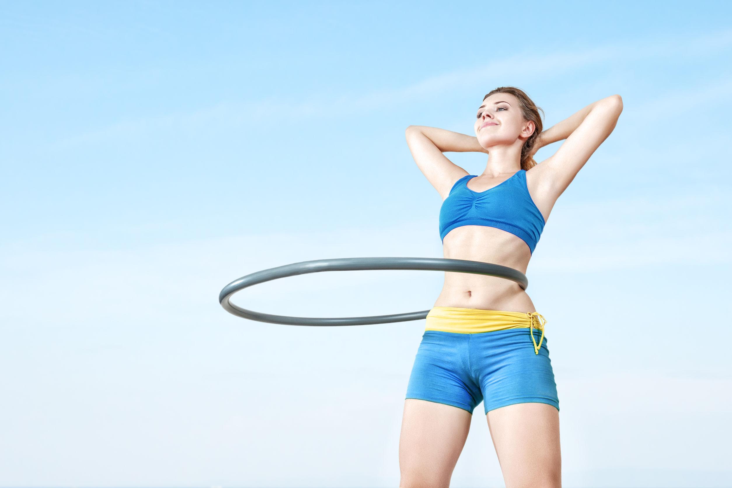 Hula Hoop Intelligente Con Palla Gravitazionale - Cerchio Fitness Regolabile Da 24 Maglie Per Dimagrire E Massaggiare, Attrezzatura Sportiva Per Adulti