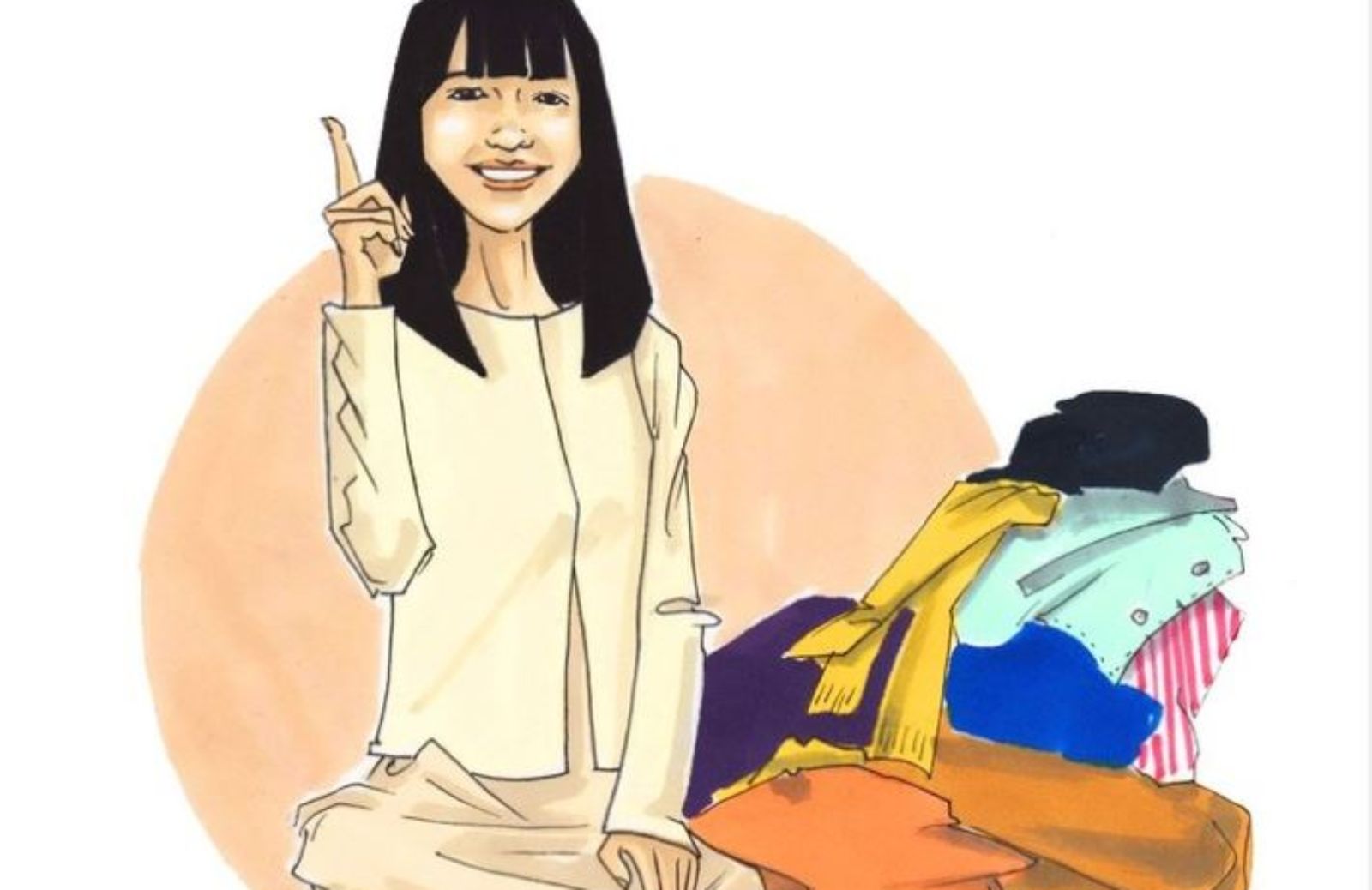 Marie Kondo e le 10 regole magiche per tenere la casa in ordine