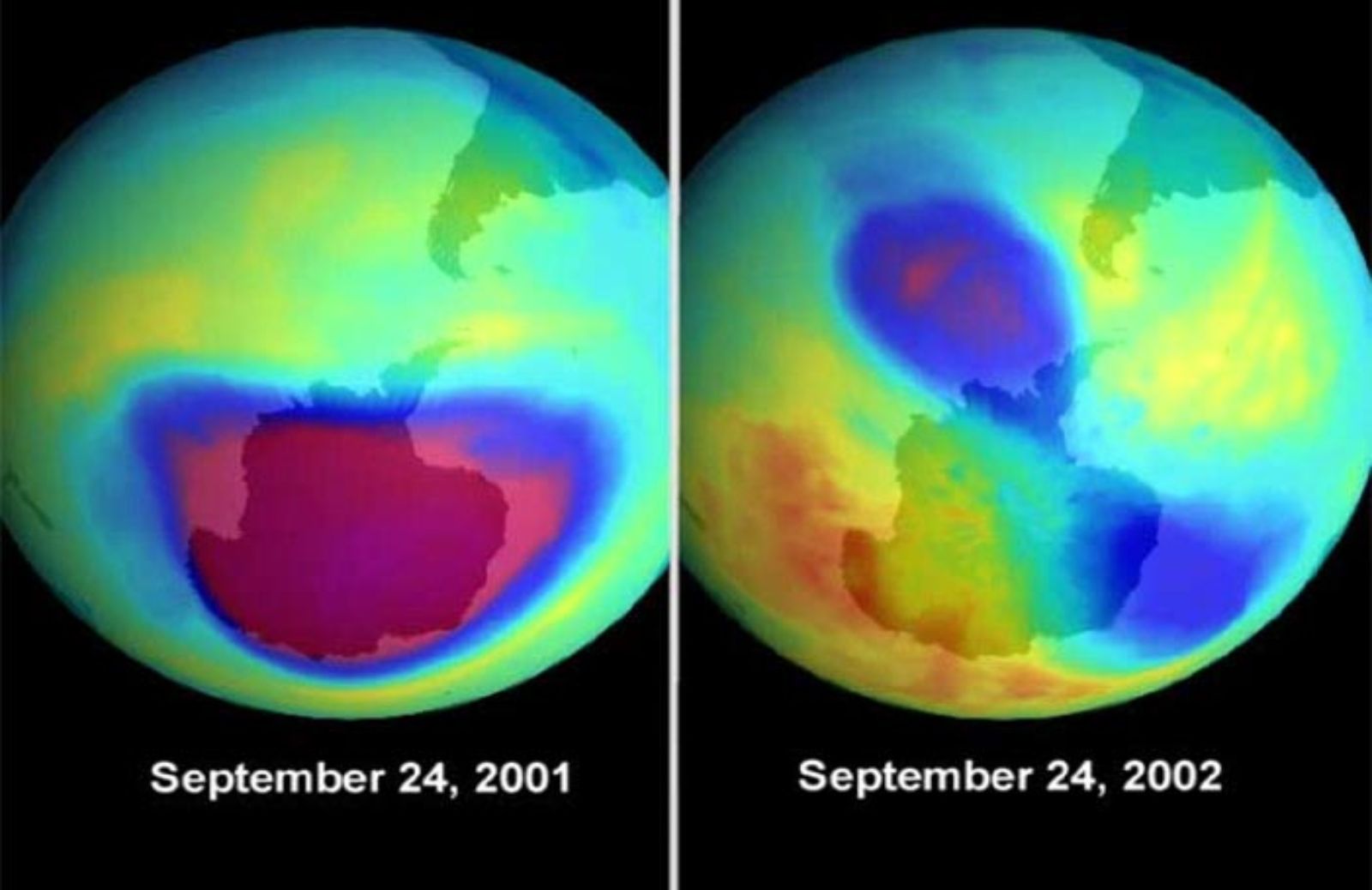 Il buco dell'ozono sull'Antartide comincia a restringersi 