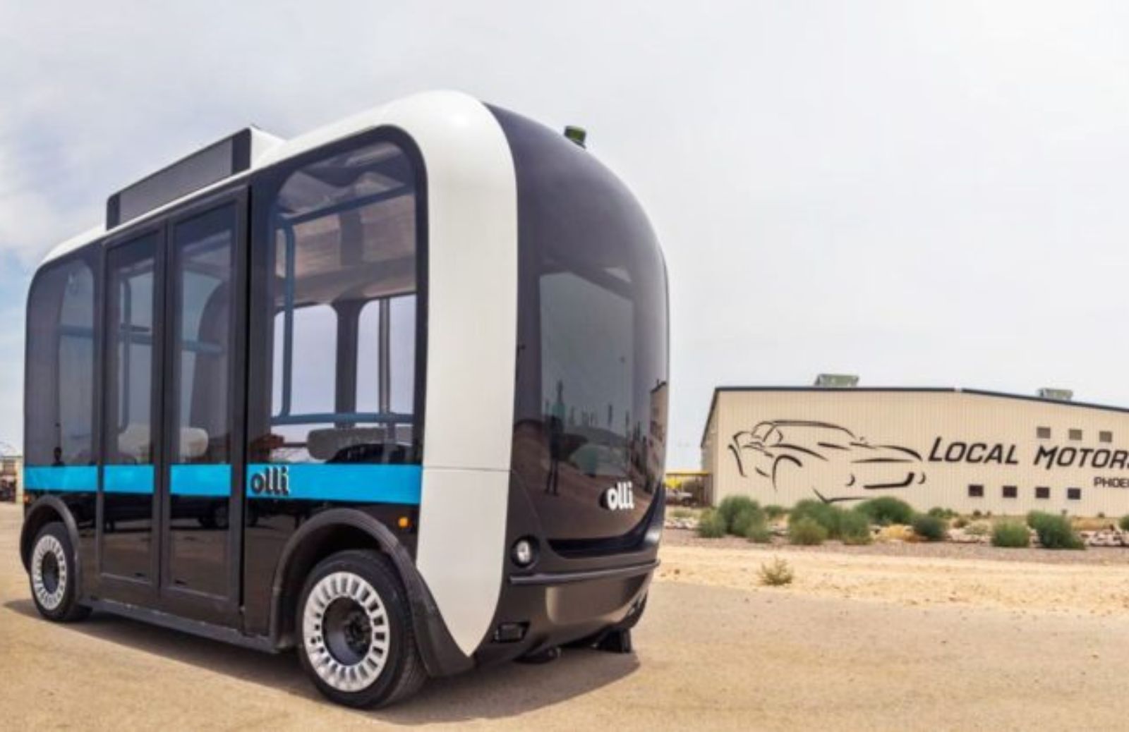 Olli, il bus stampato in 3D che si guida da solo