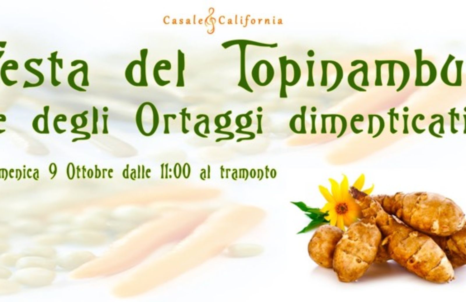 Eventi bio: la Festa del Topinambur e degli Ortaggi dimenticati