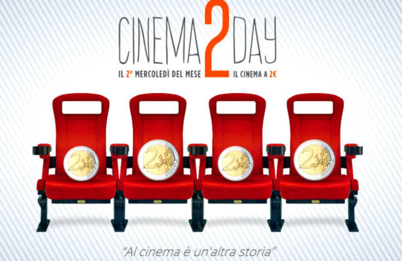 Cinema2day: dal 14 settembre il mercoledì in sala a 2 euro