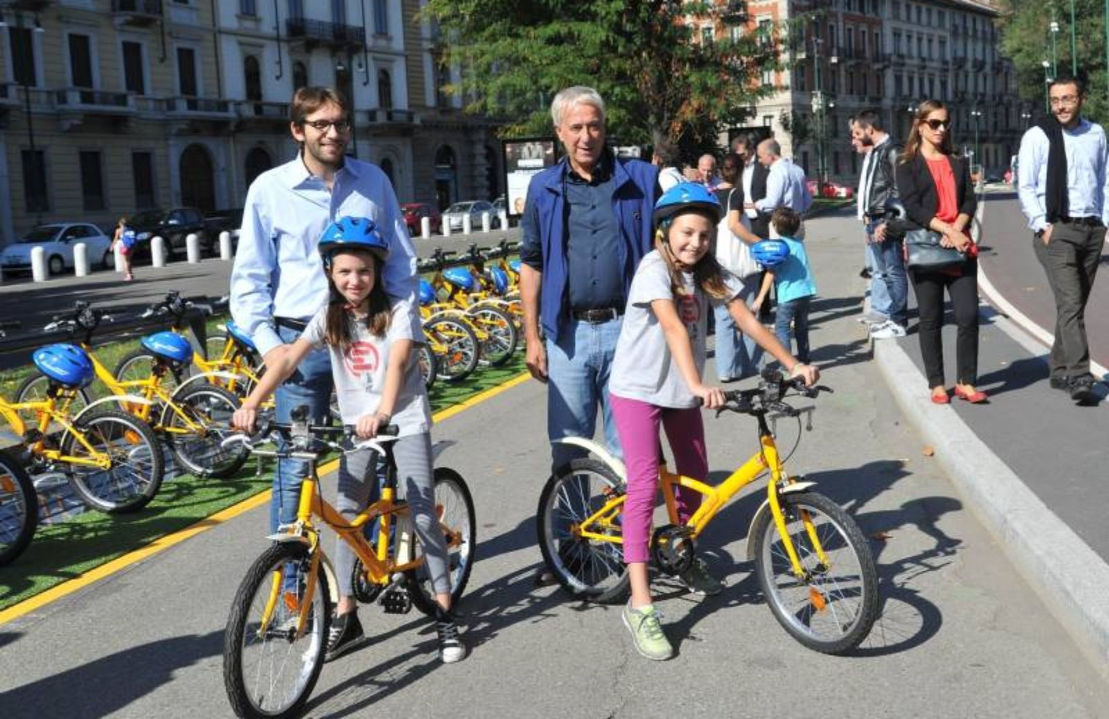 A Milano arriva il primo servizio di bike sharing dedicato ai bambini