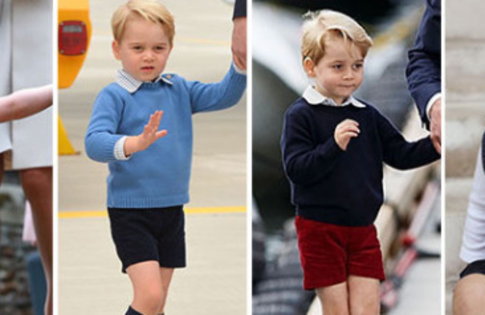 Mode reali: Baby George e i pantaloni corti