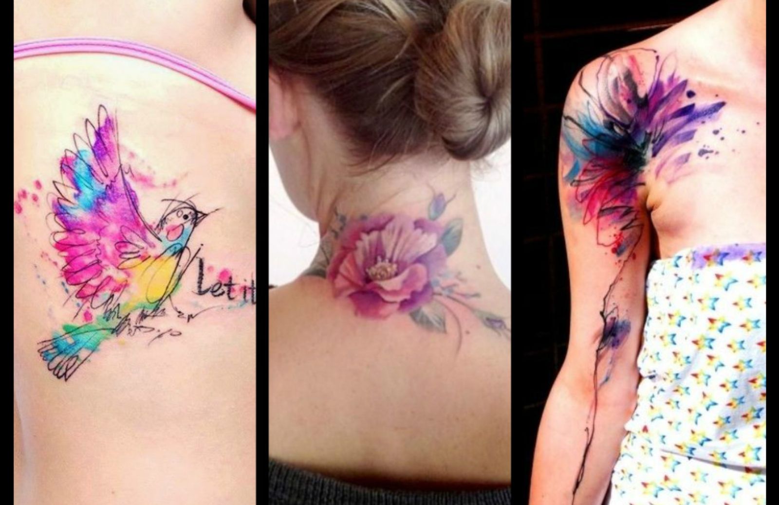 Tatuaggi watercolor: quando il tatuaggio si ispira agli acquerelli