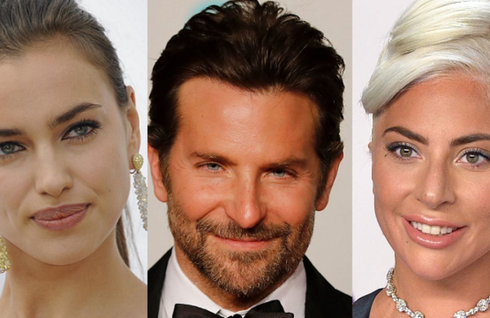 Bradley Cooper, Irina Shayk, Lady Gaga: storia di un triangolo stellare