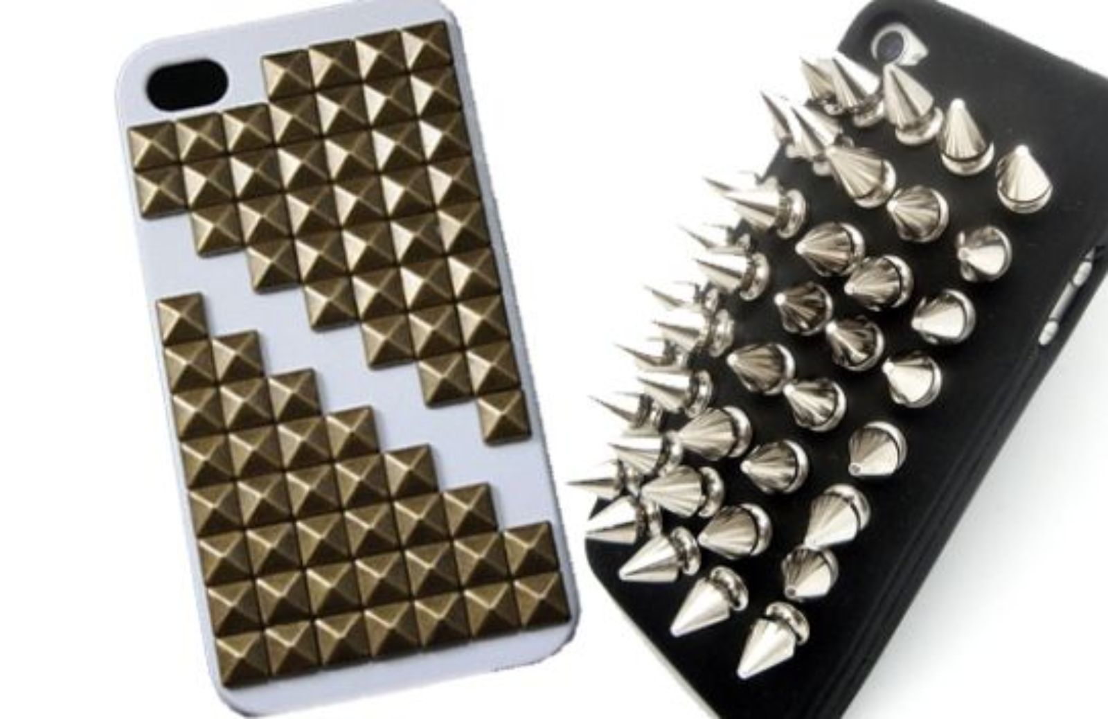 Come decorare una cover per IPhone con le borchie