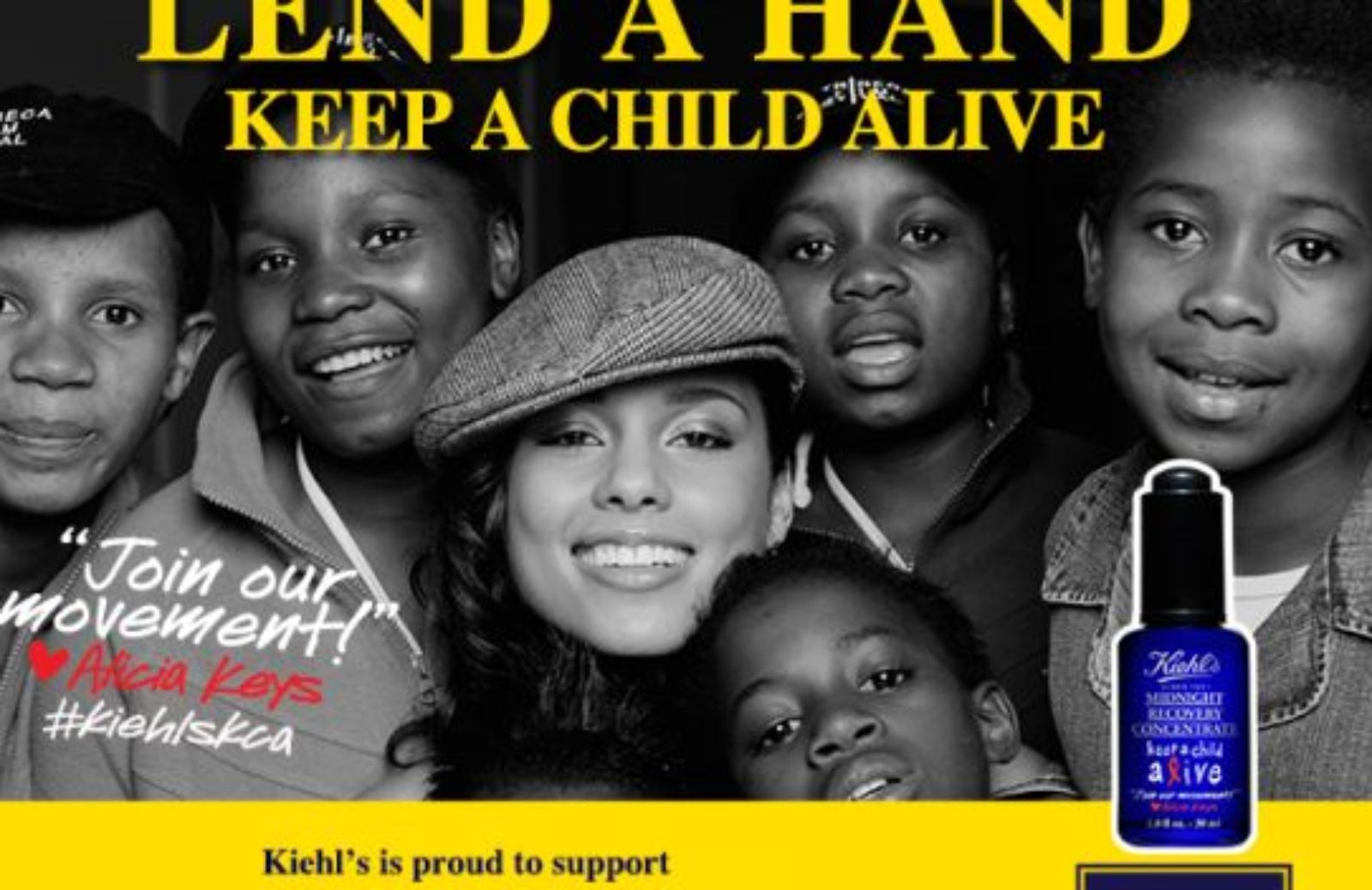 Alicia Keys e Kiehl's contro l'HIV