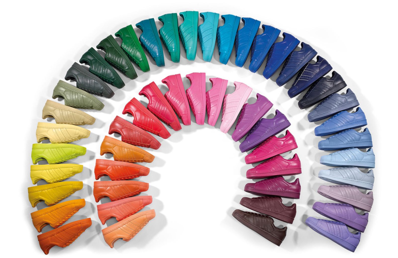 Pharrell Williams e tutti i colori di Adidas originals