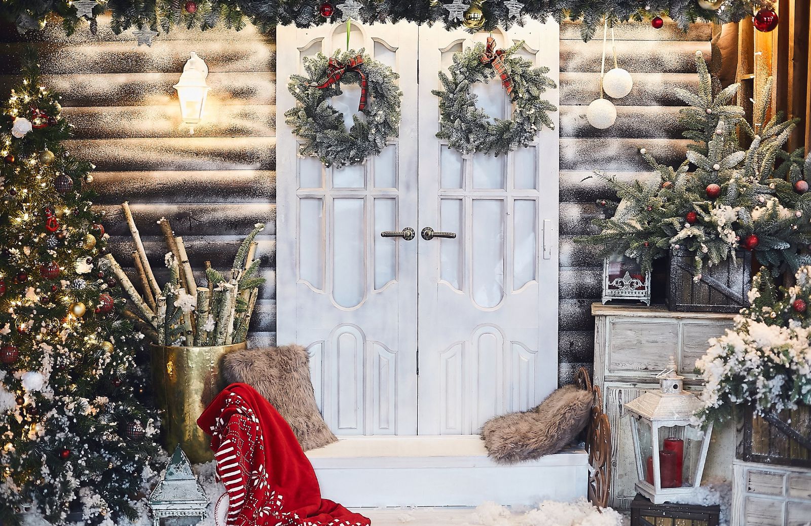 Come decorare l'ingresso di casa per Natale