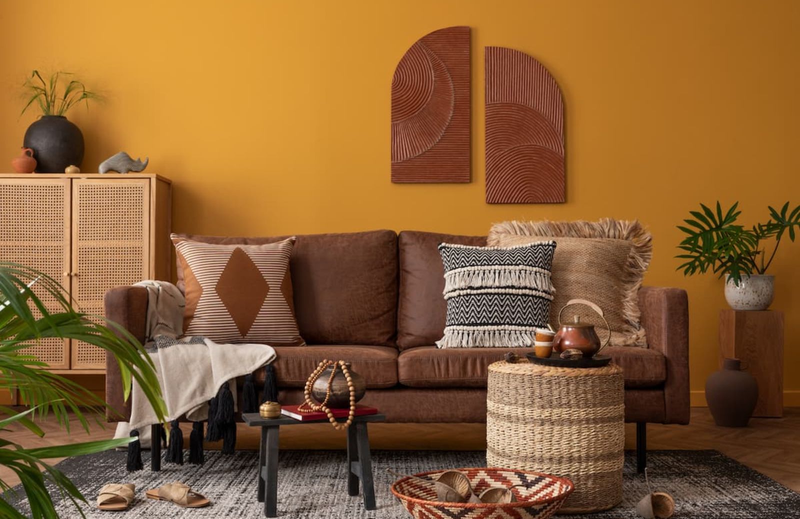 Afrohemian: come arredare casa in stile afro boho 