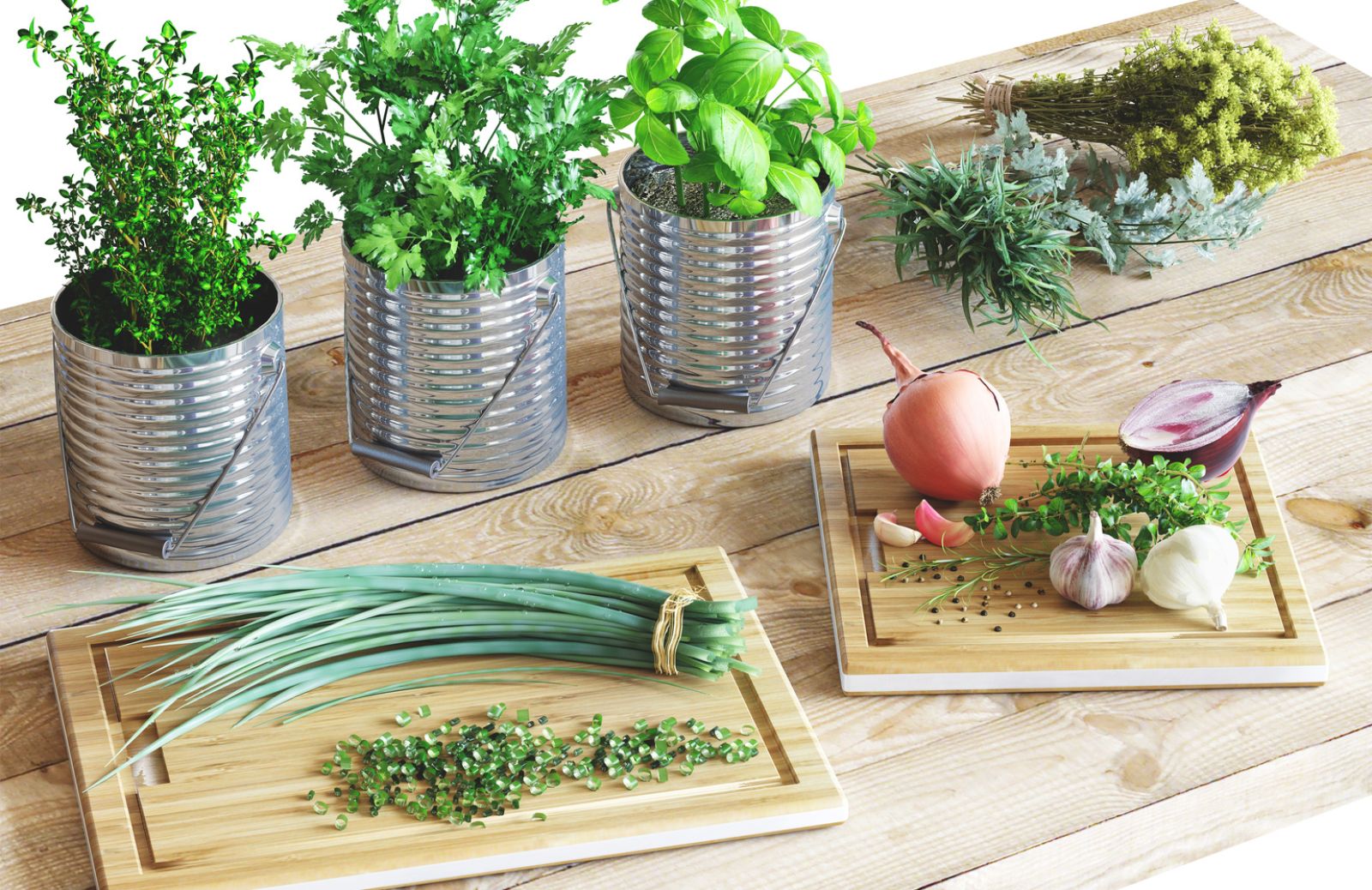 Come decorare la cucina con le erbe aromatiche: le idee da copiare 