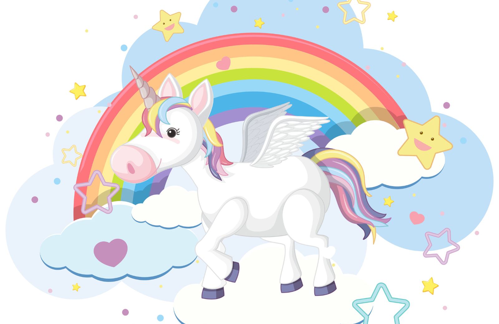 Unicorno e arcobaleno: storia di un legame leggendario