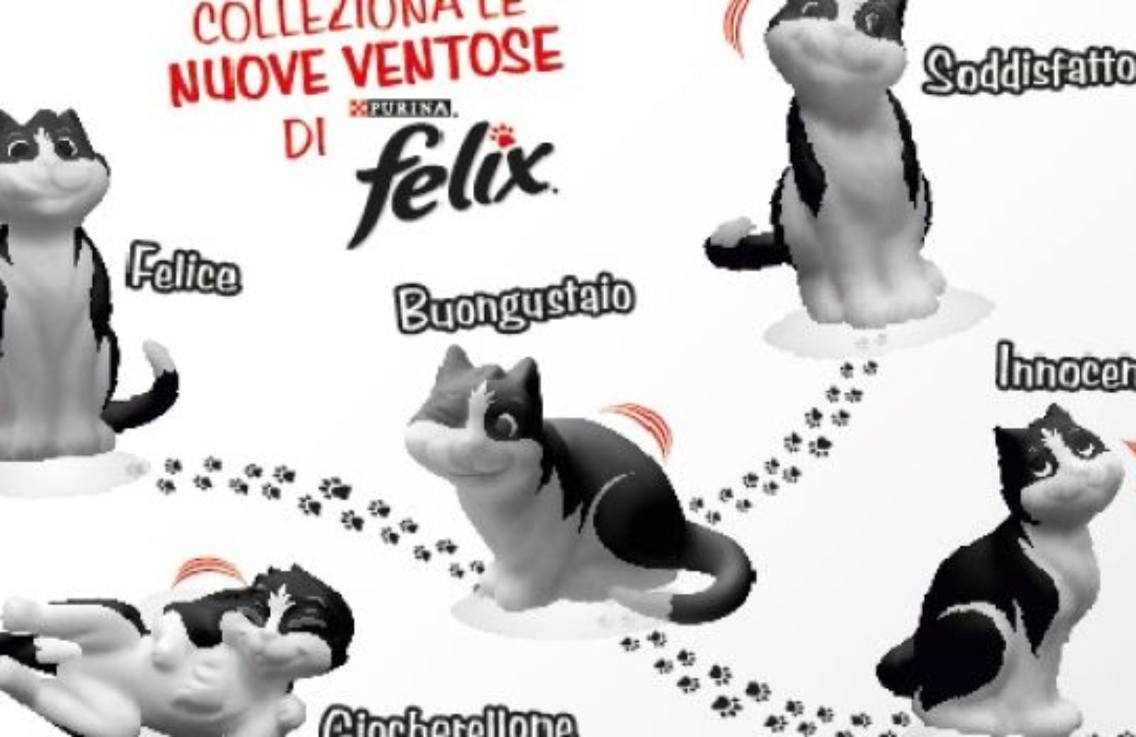 Come fare la collezione dei gatti in 3D di Felix 