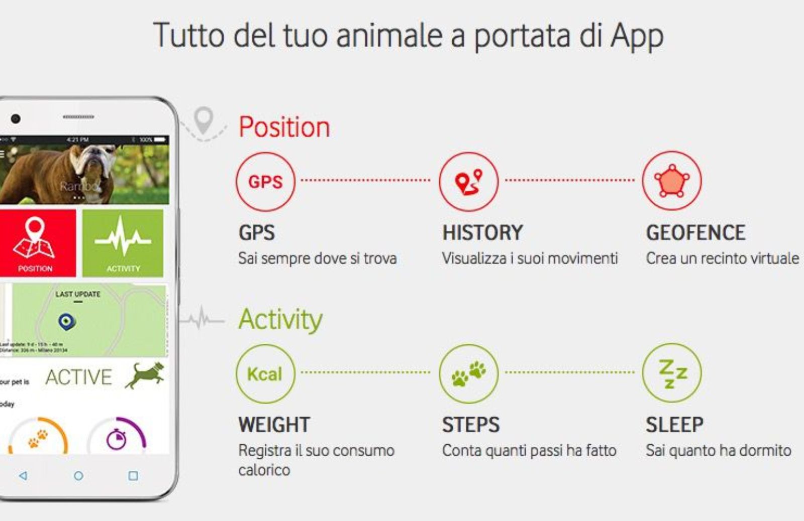 Vodafone Kippy, il wearable per il tuo pet