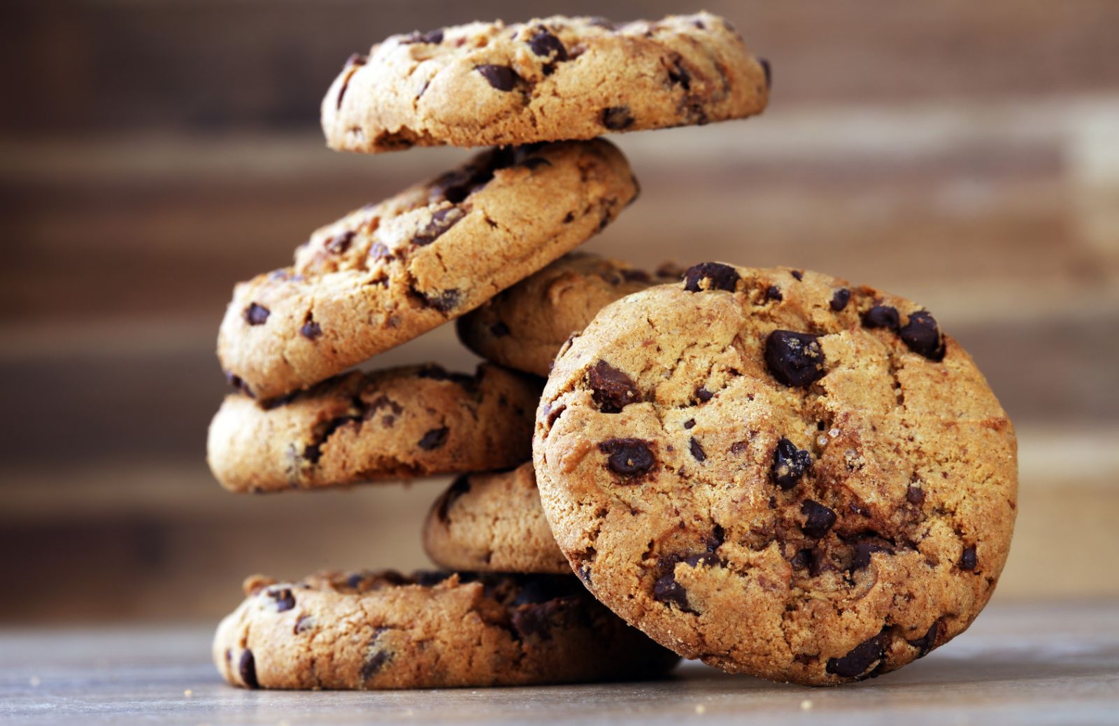 Biscotti senza glutine: cookies con gocce di cioccolato