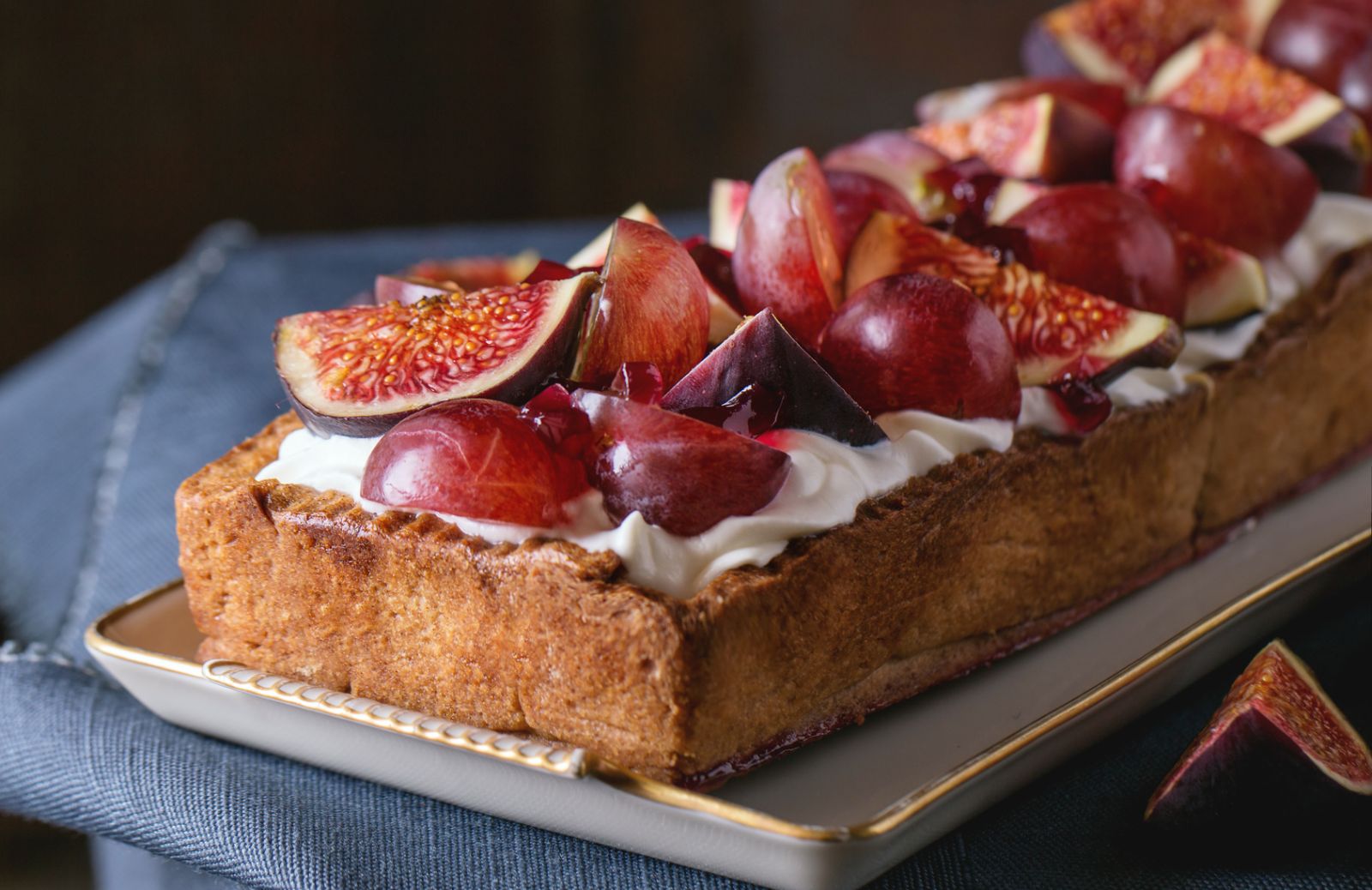 Come fare una torta uva e fichi