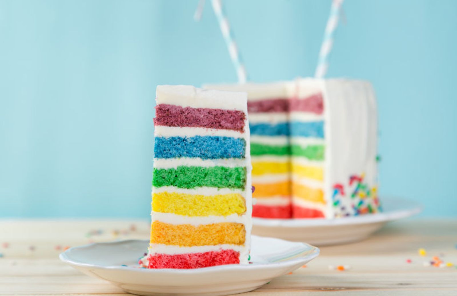 TORTA Arcobaleno di Carnevale il Dolce senza burro con Cioccolato