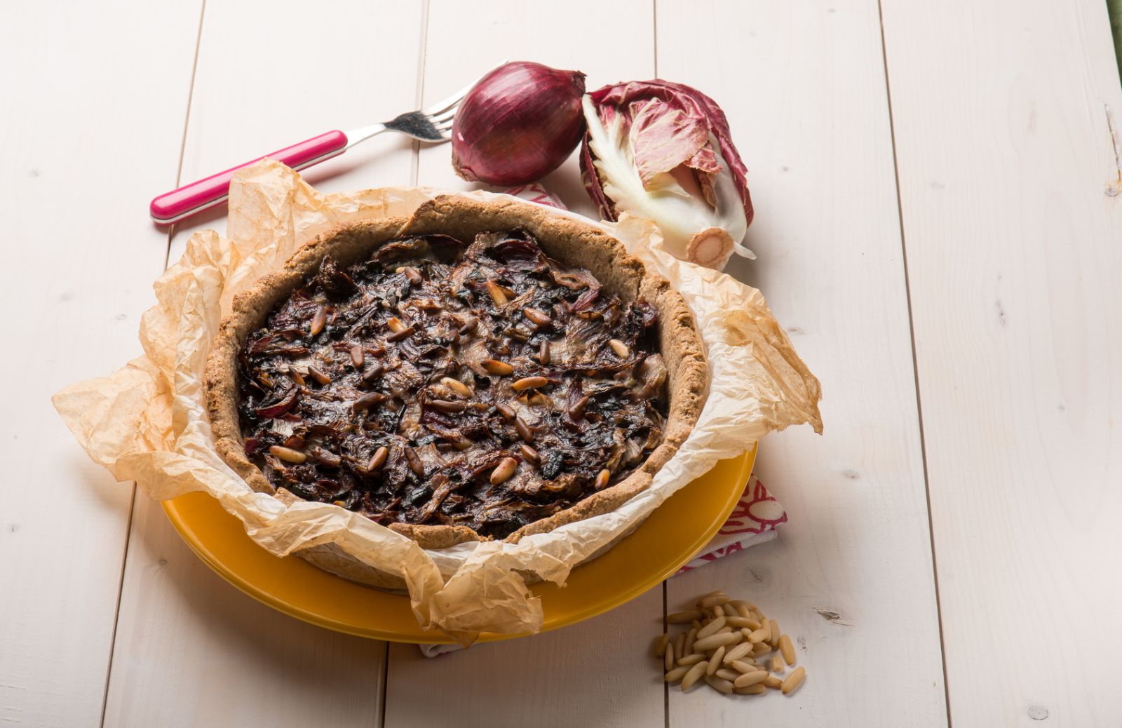 Torta di zucca e radicchio: la ricetta dell’autunno