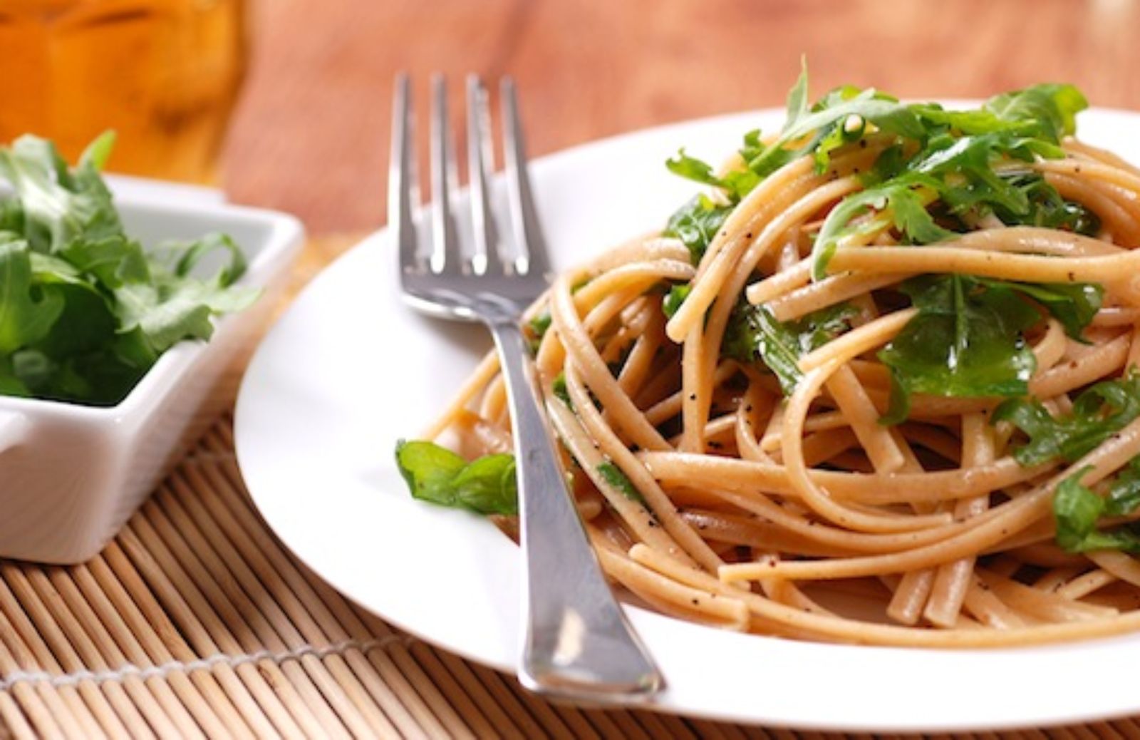 Come fare le linguine integrali alla rucola 