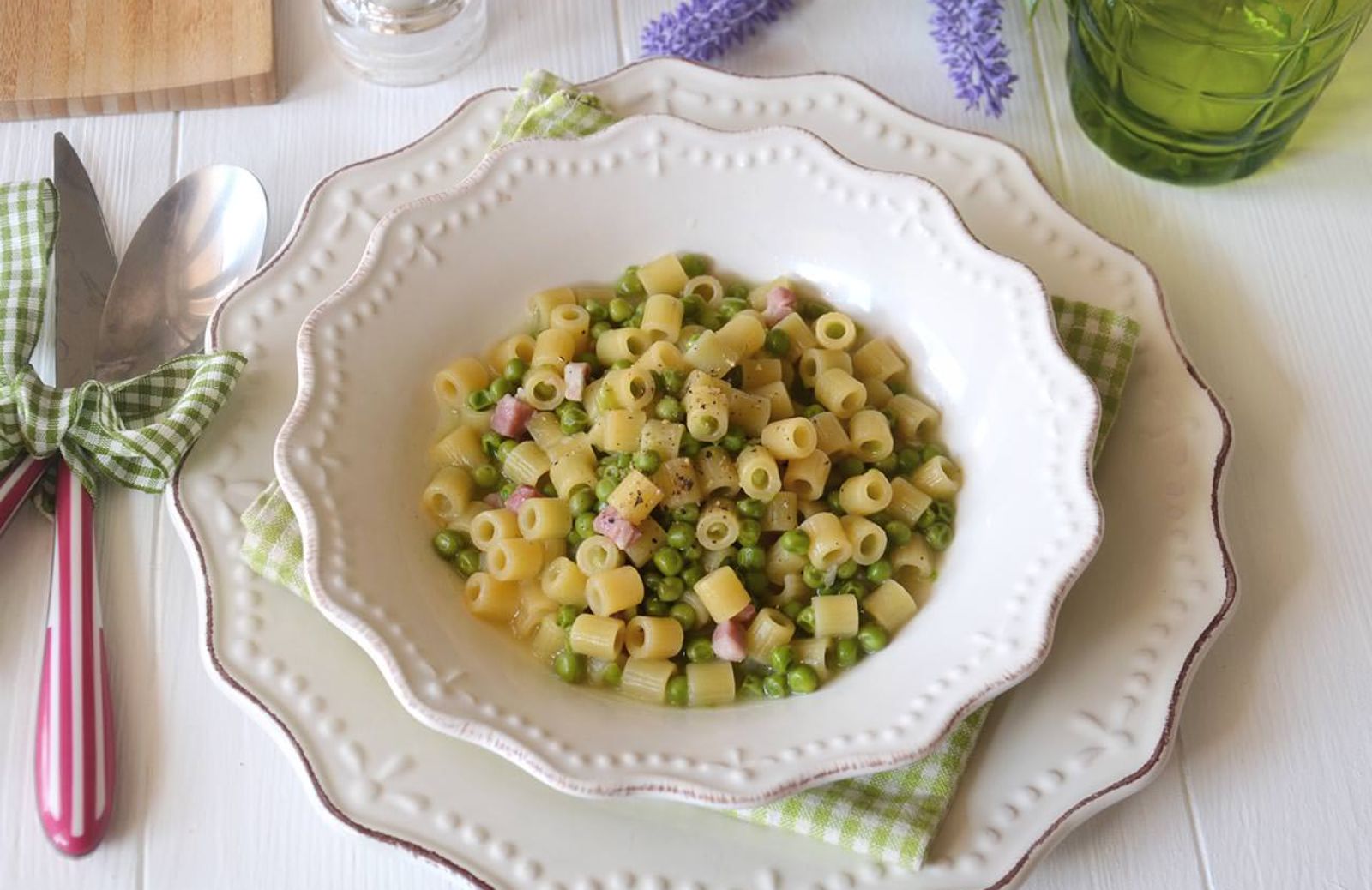 Come fare una pasta e piselli a regola d’arte