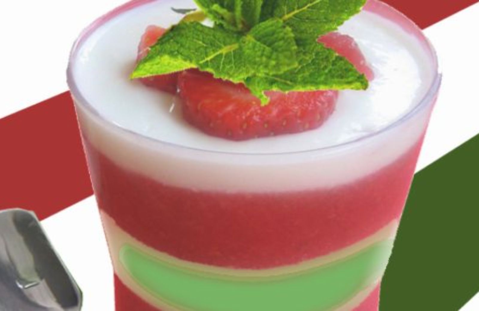 Come fare un dessert tricolore