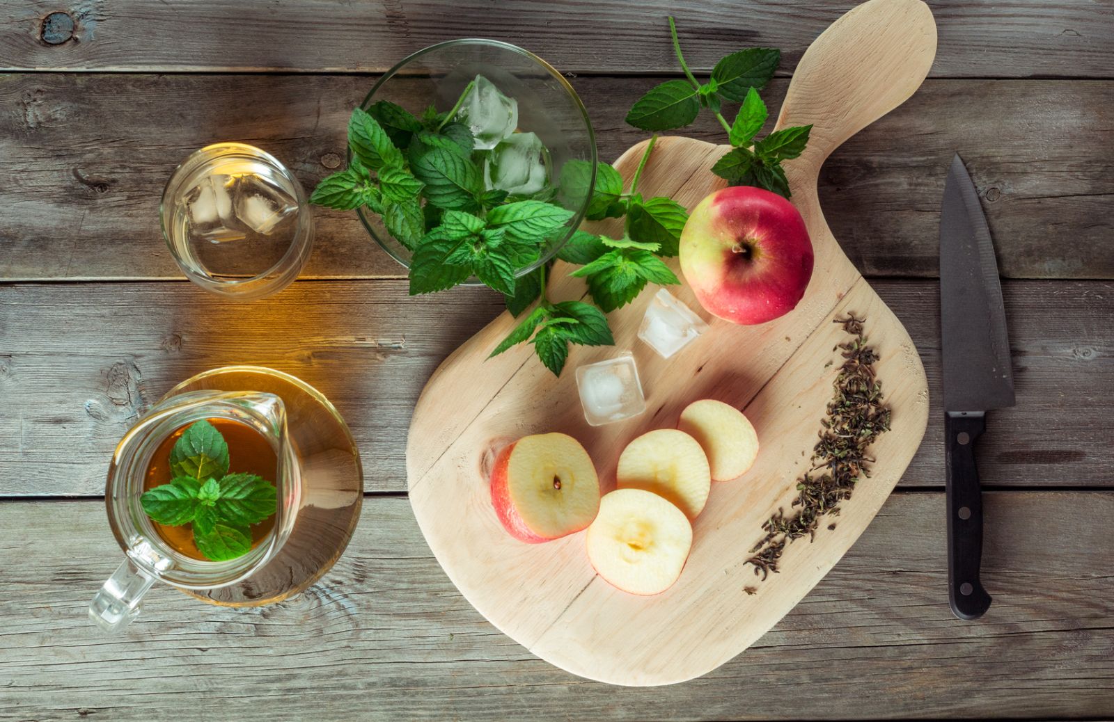 Bevande rinfrescanti, tè freddo alla mela Kanzi®: la ricetta