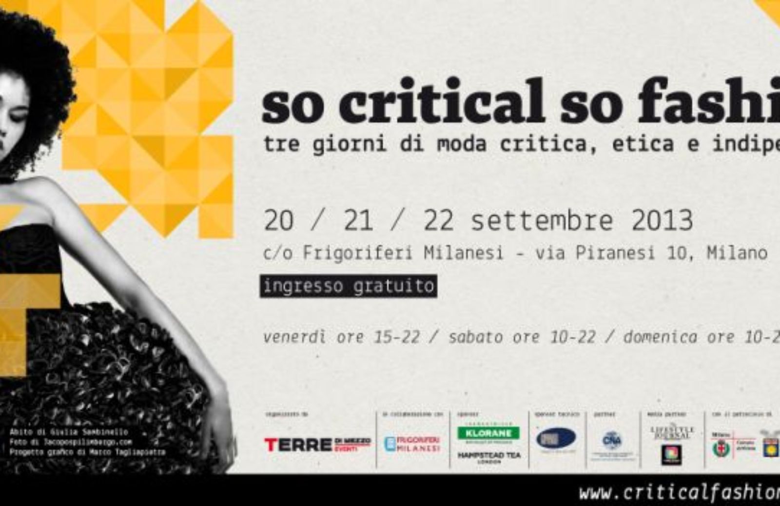 Come partecipare a So critical so fashion 2013: l'evento dedicato alla moda critica ed etica