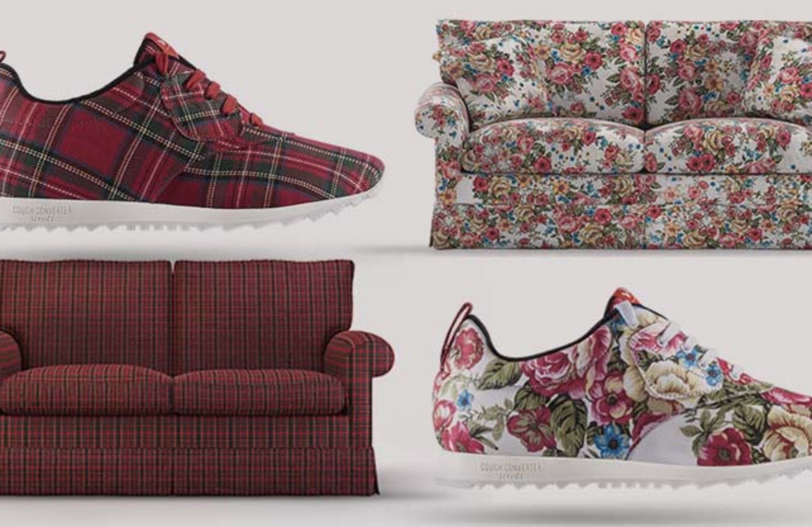 Il Couch Converter e le Sneakers in tessuto riciclato