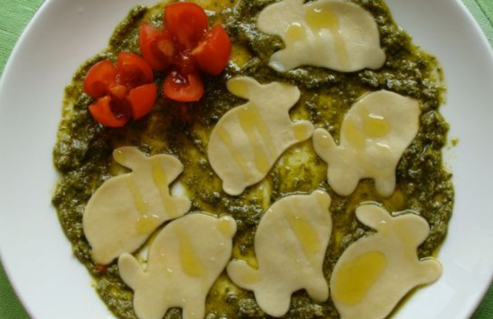 Primi piatti di Pasqua: coniglietti... Nel pesto!