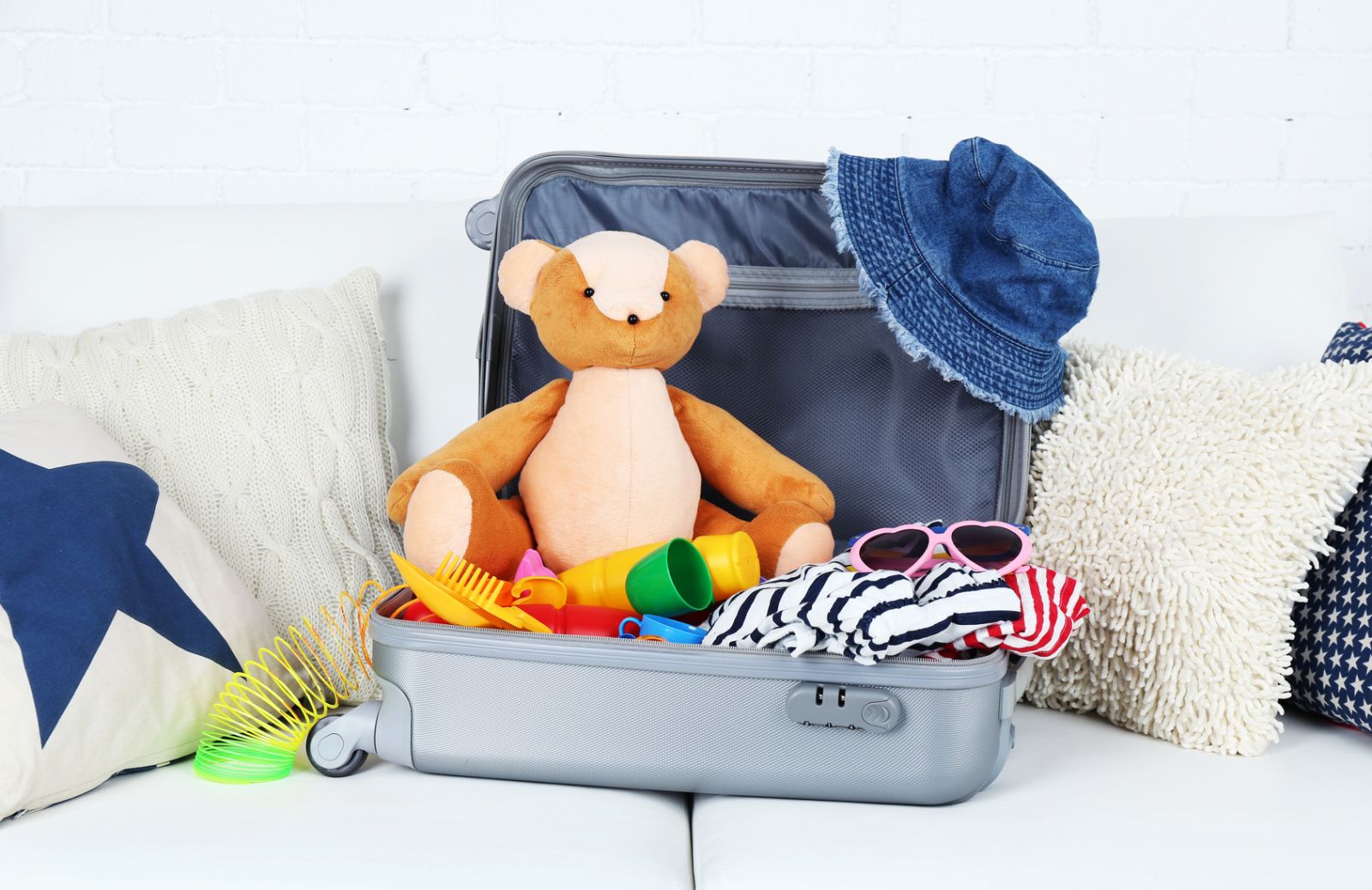 Come organizzare la valigia per le vacanze col bebè