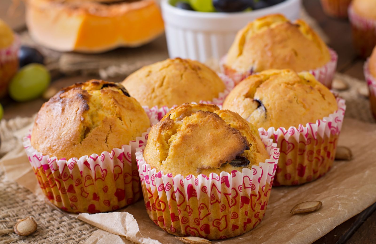 Come preparare i muffin all'uva fragola per i bambini