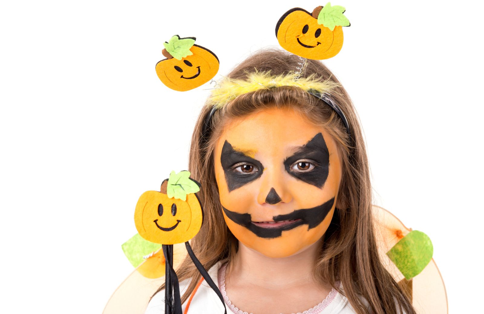 Halloween con i bambini: il trucco da zucca