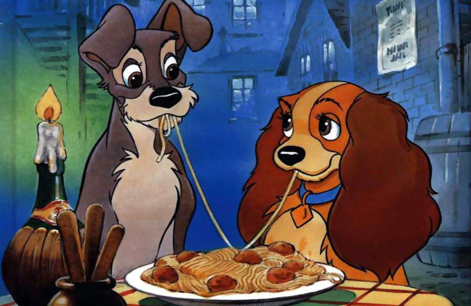 Ricette Disney: gli spaghetti con le polpette di Lilli e Vagabondo
