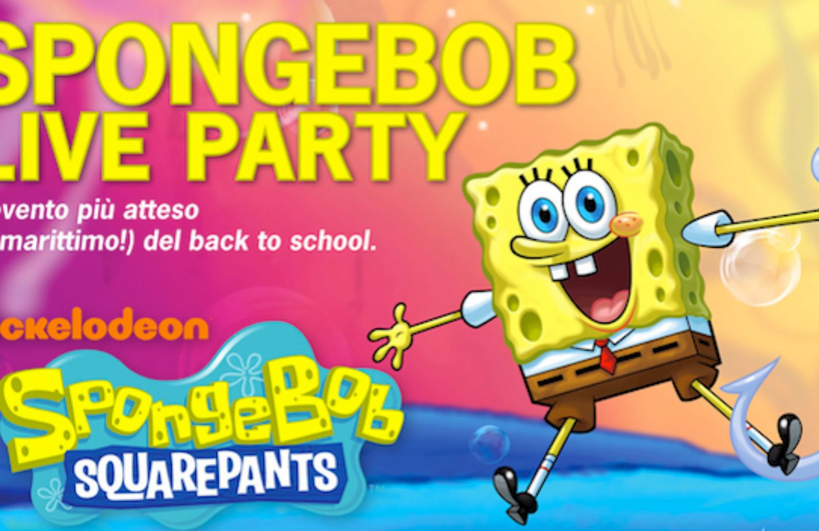 In arrivo al cinema SpongeBob live party