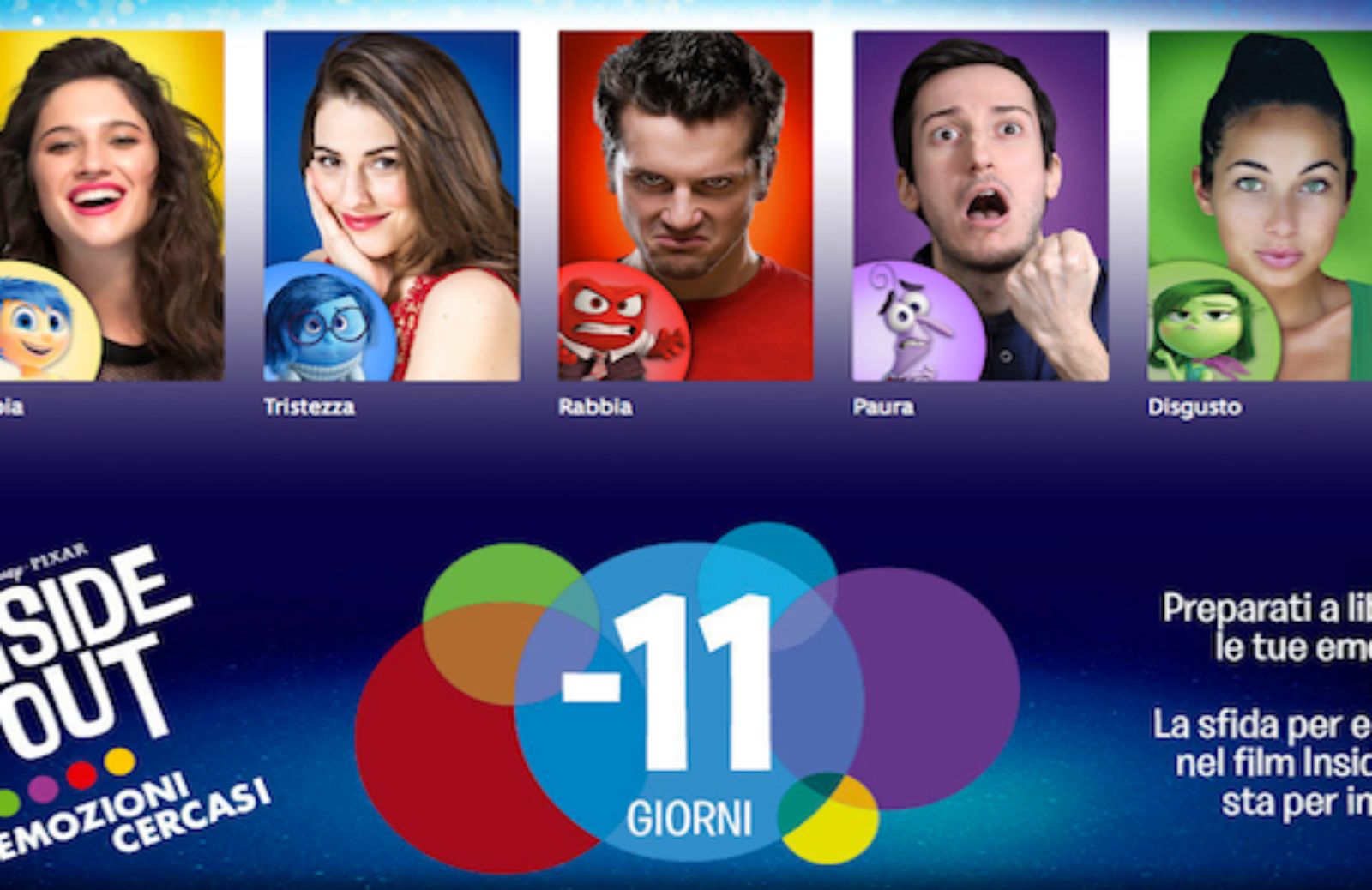 Inside Out. Disney lancia il Web Talent Show