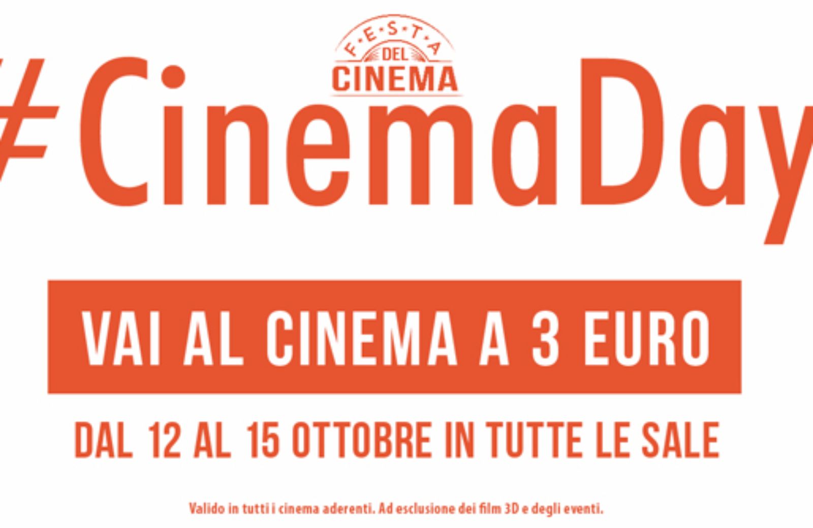 #CinemaDays, arriva la nuova festa del cinema
