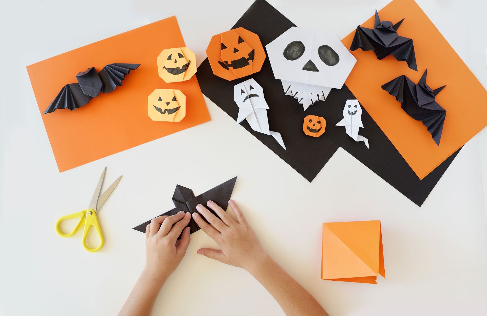 Come fare degli origami pipistrello per Halloween 