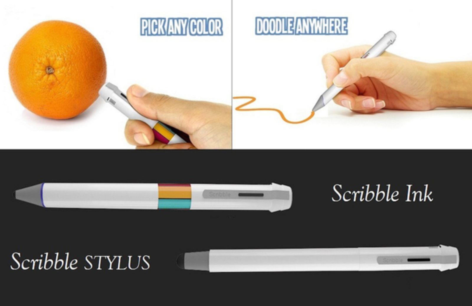 Scribble, la penna-scanner che riproduce i colori