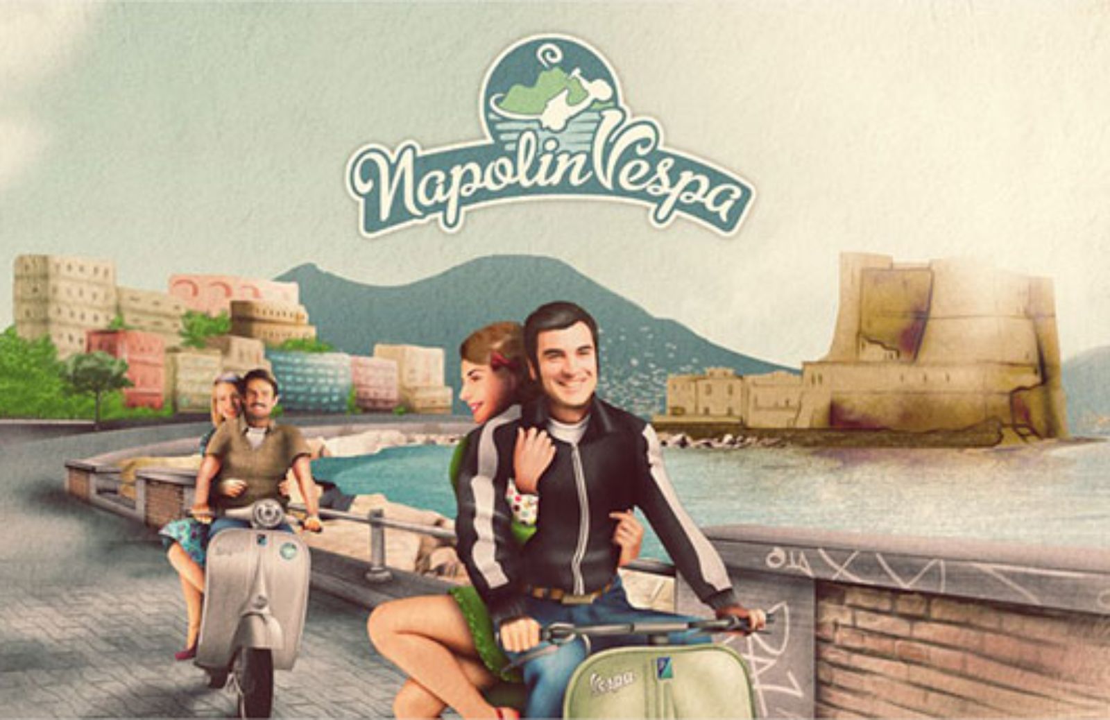 Come vedere Napoli da una vespa vintage